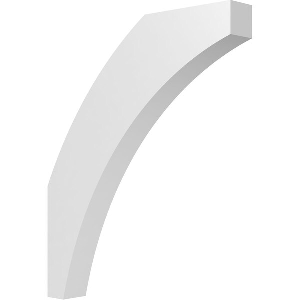 Ekena Millwork 4-in. W x 28-in. D x 34-in. H Thorton Architectural Grade PVC Knee Brace BRCP04X28X34THR - main